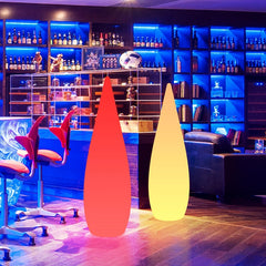 Lámpara De Pie Exterior Jardín Solar Regulable IP65 Blanco Moderno Forma Lágrima