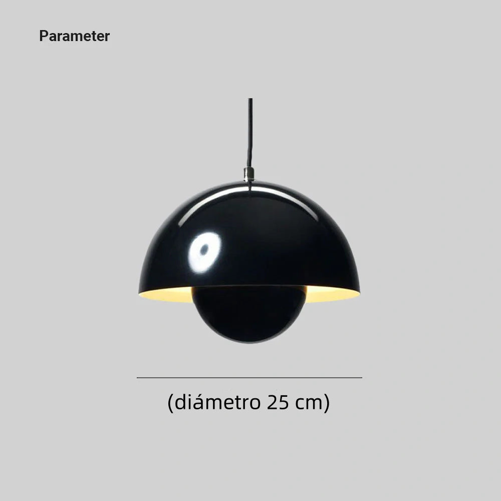 Lámpara Pequeña Colgante Diseño Moderno en Forma de Capullo para Restaurante