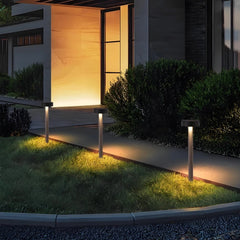 Baliza de Exterior Jardin LED IP65 Diseño Moderno Metal Negra
