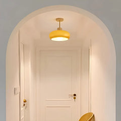 Lámpara de Techo para Pasillos Estilo Nórdico LED Redonda de Vidrio