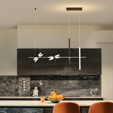 Lámpara colgante moderna libélula LED para isla de cocina