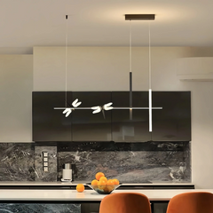 Lámpara colgante moderna libélula LED para isla de cocina