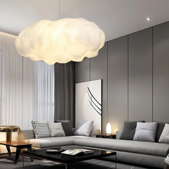 Lámpara Colgante en Forma de Nube LED Blanca para Dormitorio Infantil