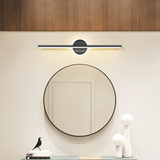Aplique para baño moderno LED lineal con luz suave IP44
