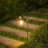 Lámpara para Exterior Solar Tipo Farol Vintage en Cobre Portátil Jardín