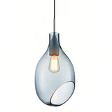 Lámpara colgante de gotas de cristal de estilo moderno para comedor