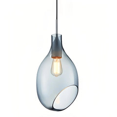 Lámpara colgante de gotas de cristal de estilo moderno para comedor