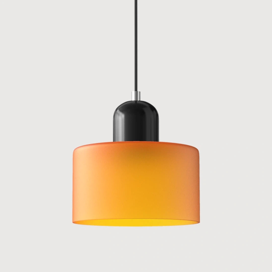 Lámpara colgante de vidrio nórdica LED Morandi para comedor
