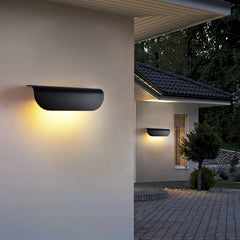 Aplique led de exterior moderno de aluminio ip65 para porche