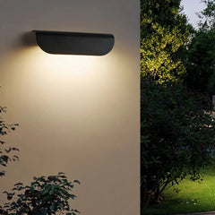 Aplique led de exterior moderno de aluminio ip65 para porche