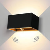 Aplique con sensor de movimiento para exterior LED bidireccional rectangular IP65 12W/24W