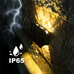 Aplique de pared exterior solar LED bidireccional negro moderno IP65