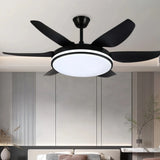 Ventilador de techo silencioso con luz LED y mando a distancia de 6 aspas