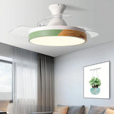 Ventilador de techo con luz retráctil silencioso con motor inverter Ø 92 y 106 cm