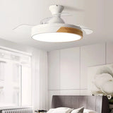 Ventilador de techo con luz retráctil silencioso con motor inverter Ø 92 y 106 cm