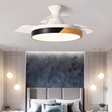 Ventilador de techo con luz retráctil silencioso con motor inverter Ø 92 y 106 cm