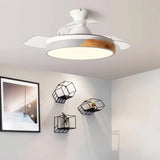 Ventilador de techo con luz retráctil silencioso con motor inverter Ø 92 y 106 cm