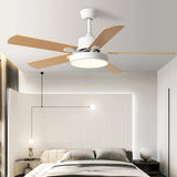 Ventilador de techo 5 aspas madera estilo nórdico con motor DC Ø 106 y 132 cm