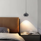 Lámpara colgante moderna LED regulable Ø11 cm para mesita de noche