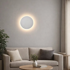 Aplique de pared redondo LED moderno para salón