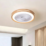 Ventilador de techo con luz silencioso sin aspas DC regulable Ø 50 cm para dormitorio