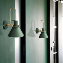 Aplique de pared nórdico LED de color Macaron para dormitorio