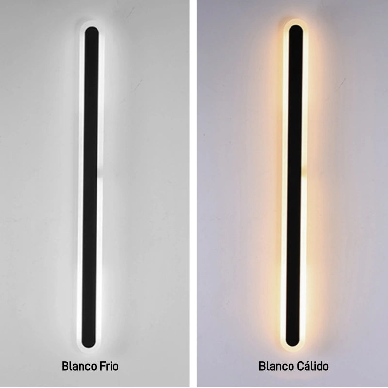 Lámpara LED Aplique Largo Minimalista para Salón