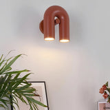 Aplique moderno de pared LED con forma de U para salón