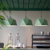 Lámpara colgante nórdica LED color Macaron con altura regulable para comedor