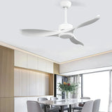 Ventilador de techo sin luz con mando a distancia reversible para comedor