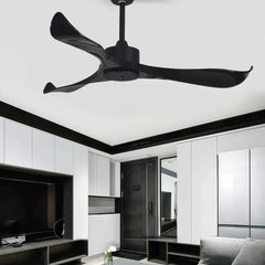 Ventilador de techo sin luz con mando a distancia reversible para comedor