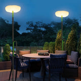Lámpara de pie solar exterior LED IP65 de diseño moderno para terraza