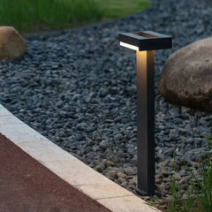Baliza de jardín LED IP65 moderna negra para camino