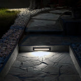 Aplique exterior empotrado LED IP65 rectangular para zonas de paso
