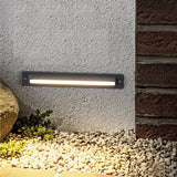 Aplique exterior empotrado LED IP65 rectangular para zonas de paso