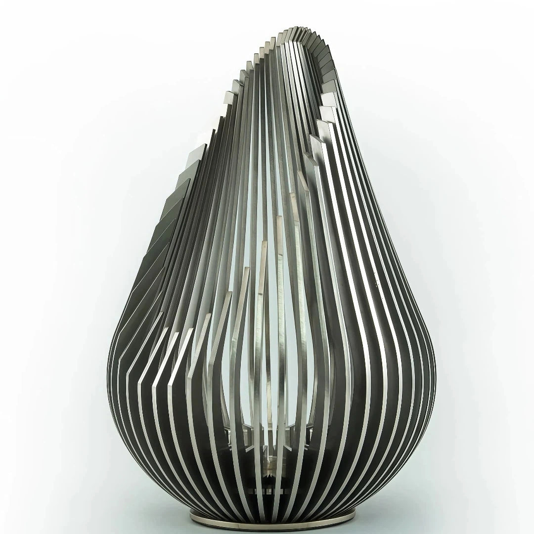 Portavelas de exterior de metal con diseño moderno decorativo