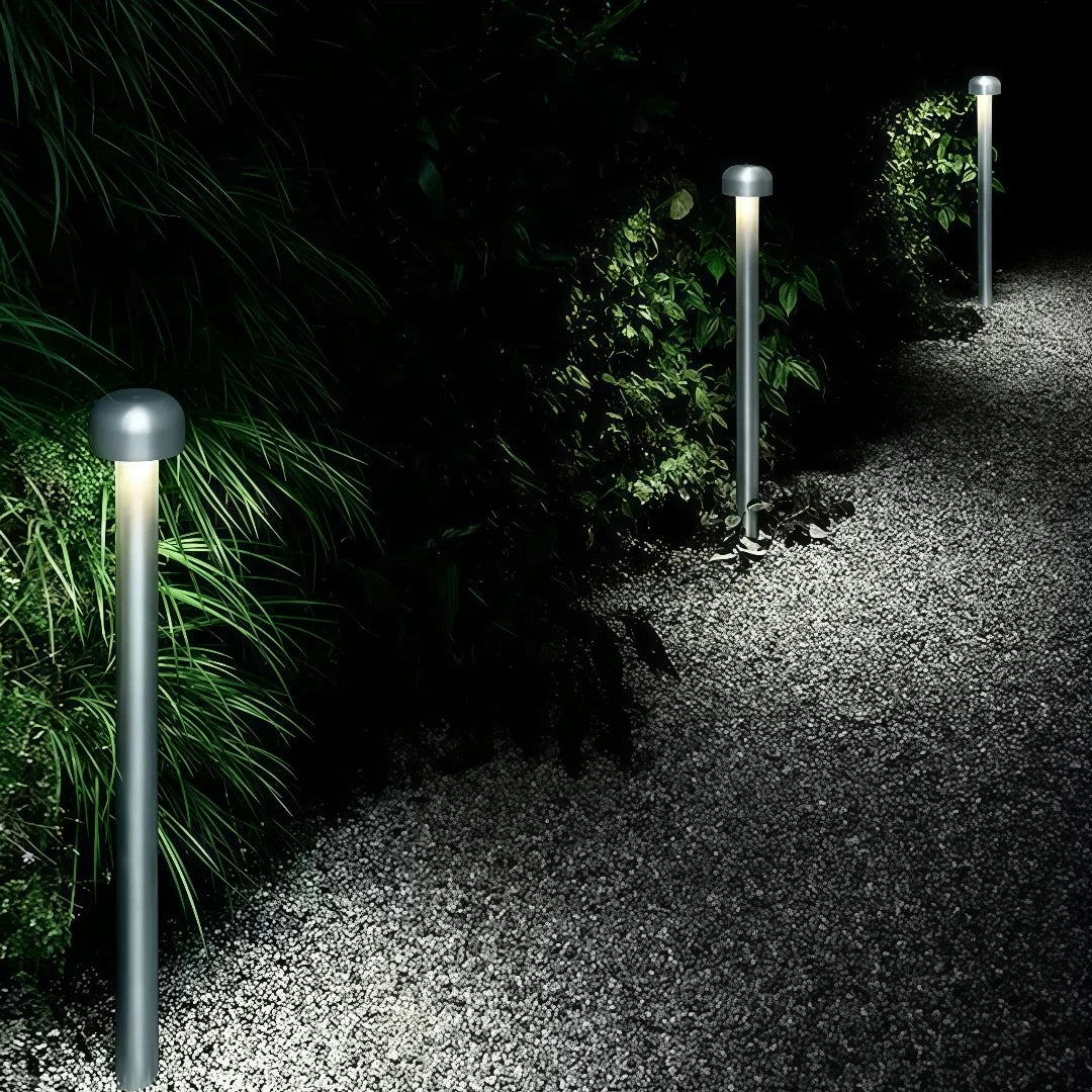 Baliza exterior LED IP65 de metal para caminos de diseño moderno