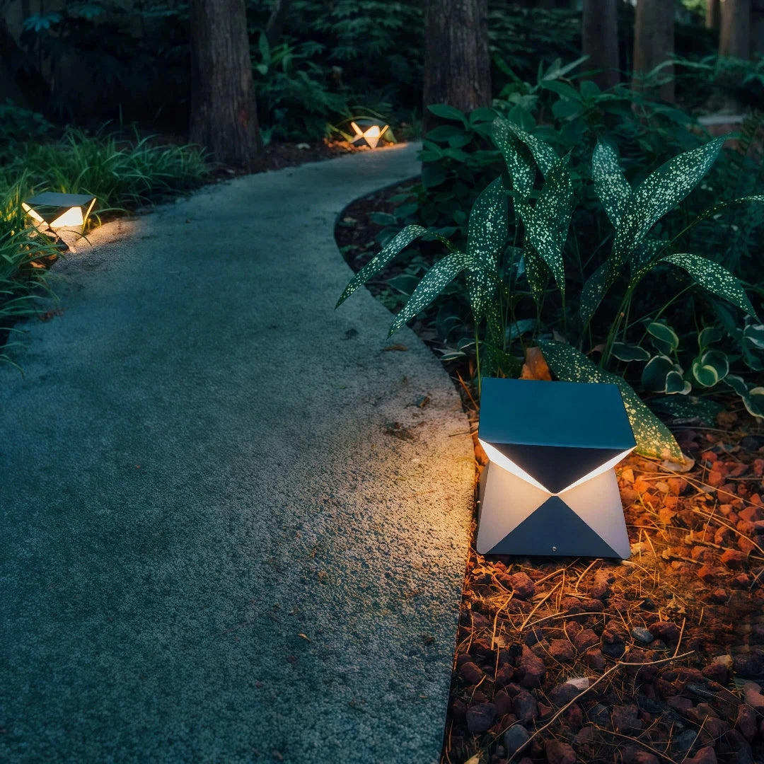Lámpara de pie exterior LED IP65 de diseño moderno para terraza