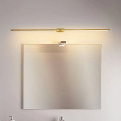 Aplique para espejo de baño moderno lineal recargable