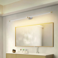 Aplique para espejo de baño moderno lineal recargable