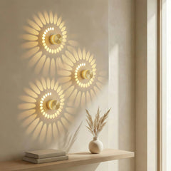 Aplique de pared decorativo moderno LED efecto espiral para salón