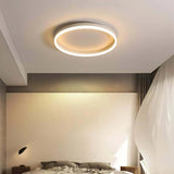 Plafón circular de techo minimalista con LED de luz suave blanco para dormitorio