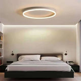 Plafón circular de techo minimalista con LED de luz suave blanco para dormitorio