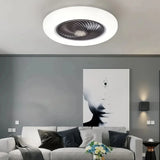 Ventilador de techo con luz sin aspas silencioso Morandi Ø52 cm para salón