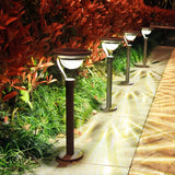 Lámpara de estaca para jardín solar LED IP65 de metal