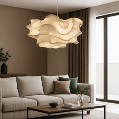 Lámpara Colgante de Diseño Floral Moderna en Metal para Salón