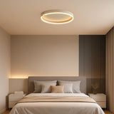 Plafón redondo LED de diseño moderno con luz suave para dormitorio