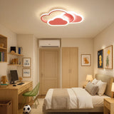 Lámpara de techo infantil nube moderna LED con luz suave para dormitorio