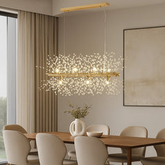 Lámpara Colgante Moderna de Cristal Estilo Diente de León para Comedor