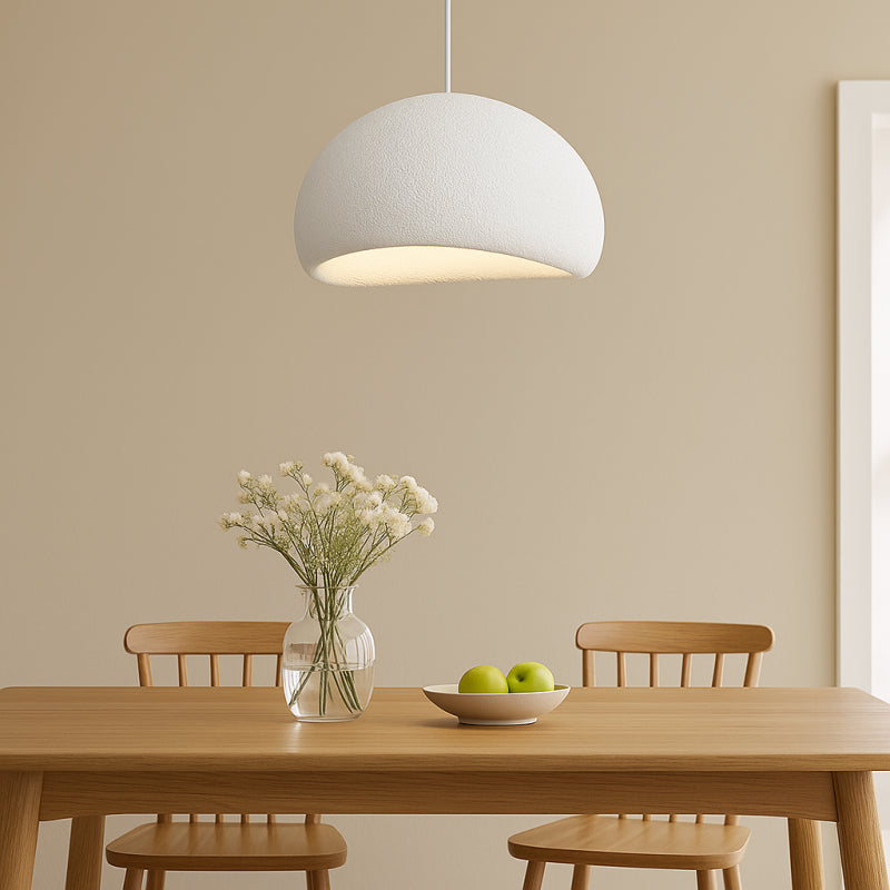 Lámpara Colgante Wabi Sabi de Diseño Creativo, Luz Regulable 3 Colores para Comedor